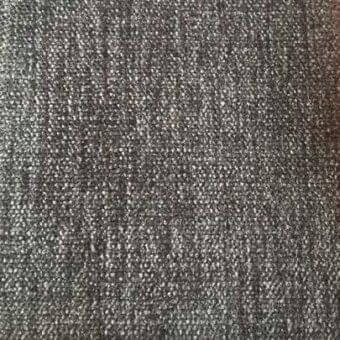 Dark gray woven rug with a dense, nubby texture and heathered tonal variation, displaying a consistent rectilinear weave pattern.